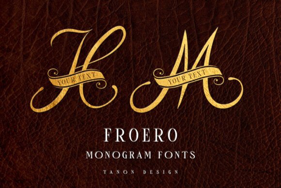 Froero Monogram Font - Preview 1