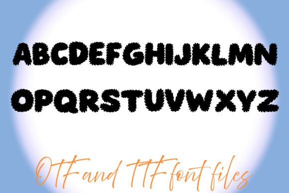 Furry Fluff Font - Preview 1