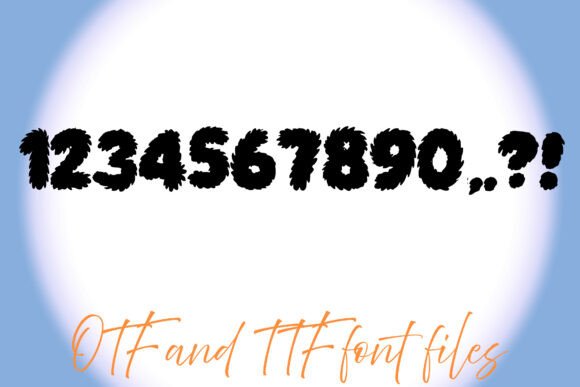 Furry Fluff Font - Preview 2