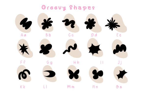 Groovy Shapes Font - Preview 4