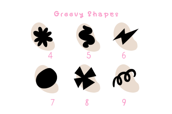 Groovy Shapes Font - Preview 6
