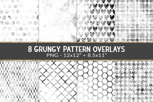 Grungy Distessed Pattern Texture Overlay