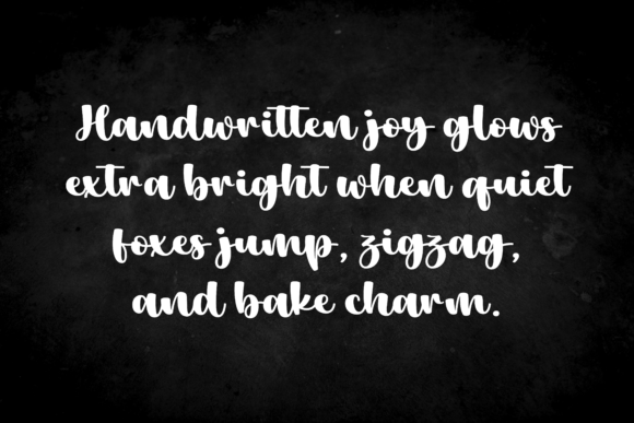 Handmade Melody Font PNG with transparent background - Preview 5