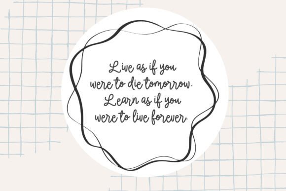 Lemon Garlic Font PNG with transparent background - Preview 3