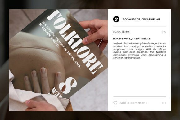 Majestic Vision Font PNG with transparent background - Preview 1