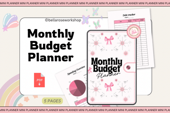 Monthly Budget Planner, Finance Sheet