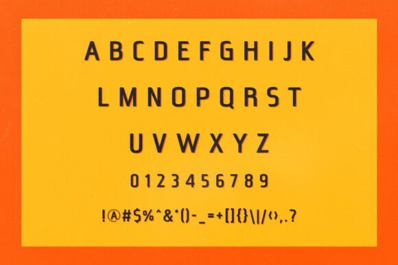 Motuba Font PNG with transparent background - Preview 4