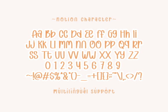 Notion Font PNG with transparent background - Preview 2