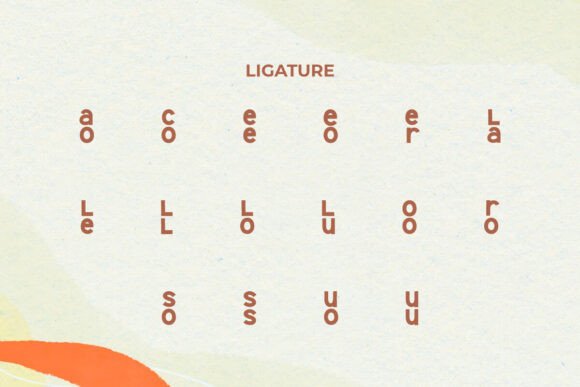 Orleon Font PNG with transparent background - Preview 5