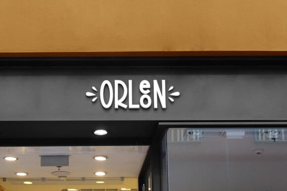 Orleon Font PNG with transparent background - Preview 6