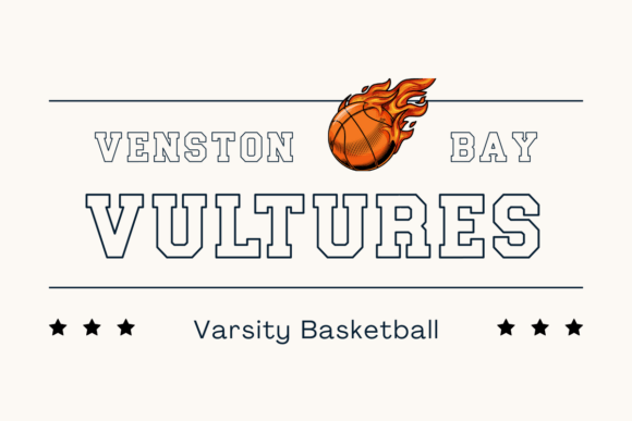 Outline Varsity Font PNG with transparent background - Preview 2