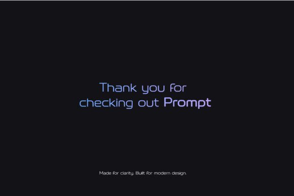 Prompt Font PNG with transparent background - Preview 5