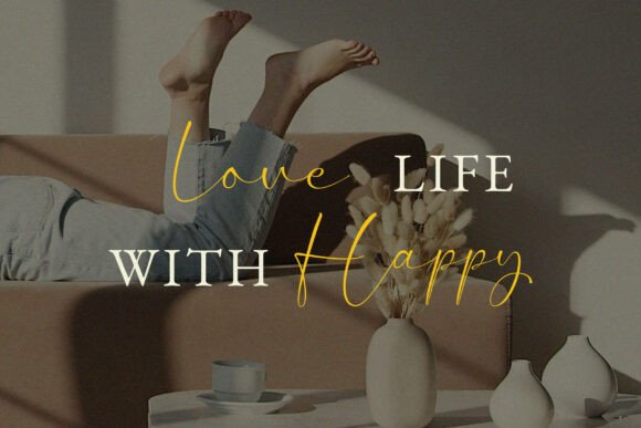 Romantic Session Font PNG with transparent background - Preview 5