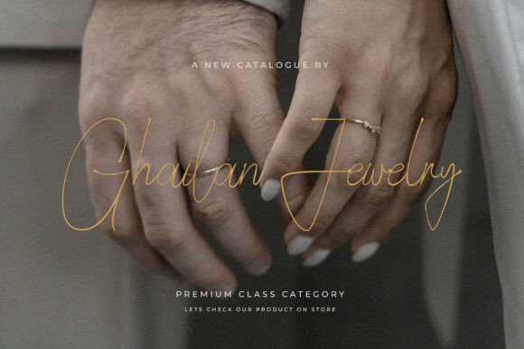 Seillandry Font PNG with transparent background - Preview 4