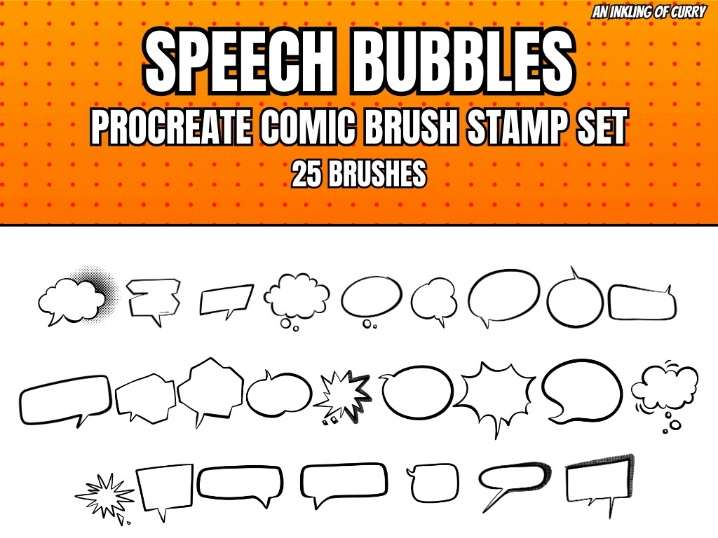 Ultimate Procreate Comic Brush Bundle - photo 2