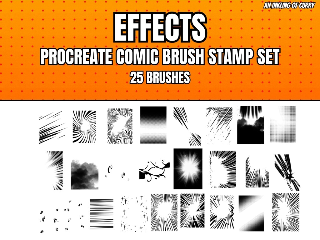 Ultimate Procreate Comic Brush Bundle - photo 7