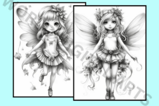 72 Fairy Girls Coloring Pages Graphic by LaxMuni · Creative Fabrica