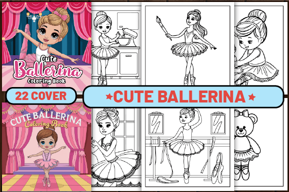 85 Cute Ballerina Coloring Page for Kids