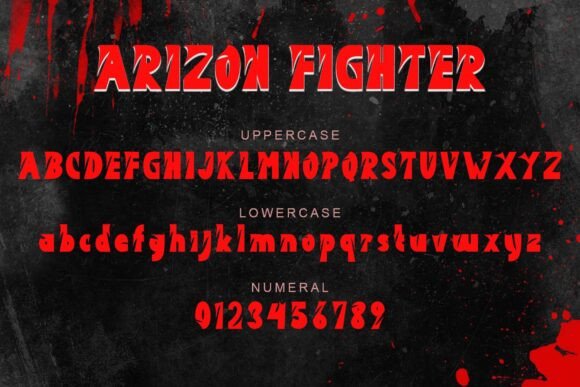 Arizon Fighter Font - Preview 5