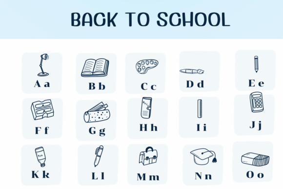 Back to School Font - Preview 1