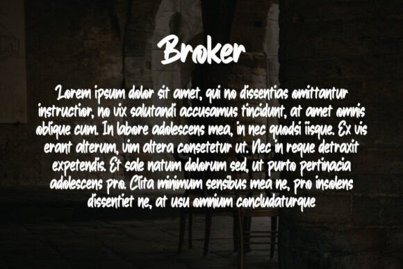 Broker Font - Preview 2