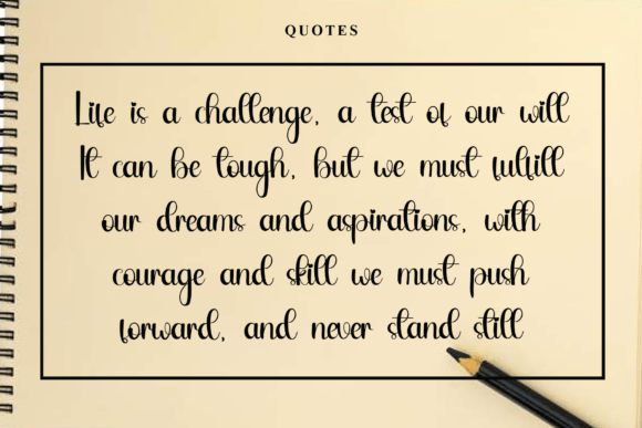 Calligraphy Font - Preview 4