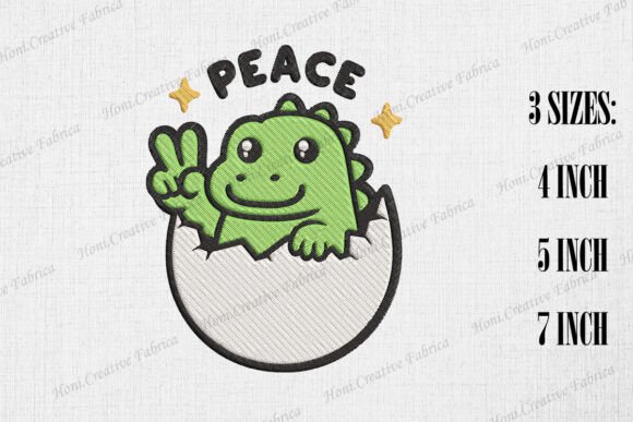 Cute Hippie Crocodile Peace