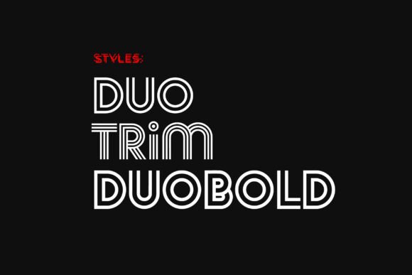 Duo Font - Preview 1