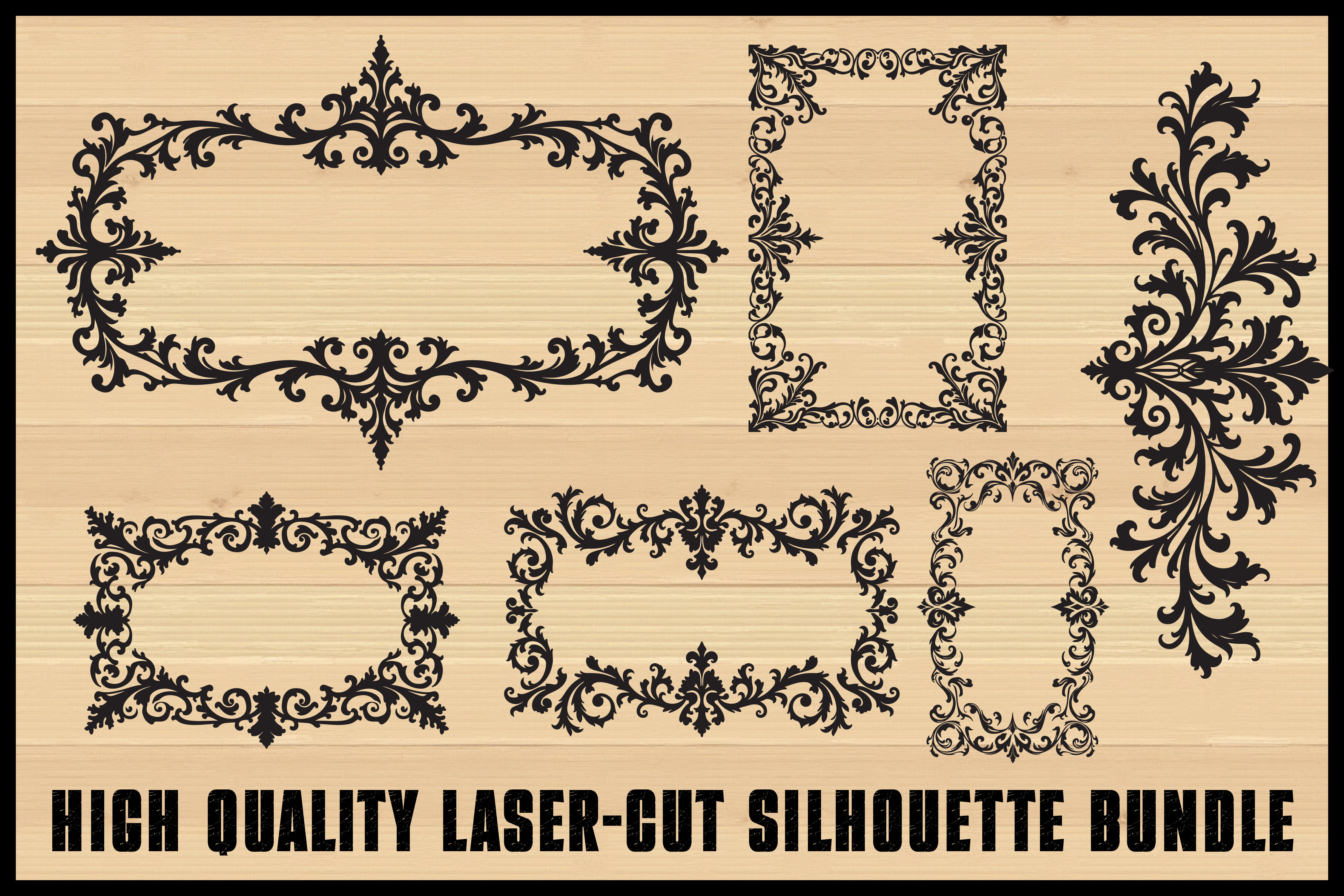 Elegant Ornamental Frame Bundle