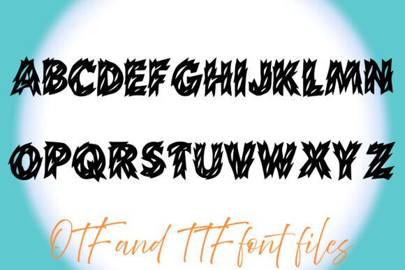 Fire Font - Preview 1