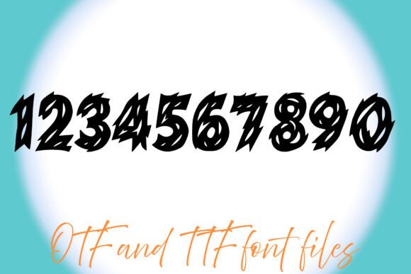 Fire Font - Preview 2