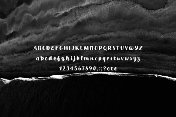 Inky Whirl Font font preview - 2