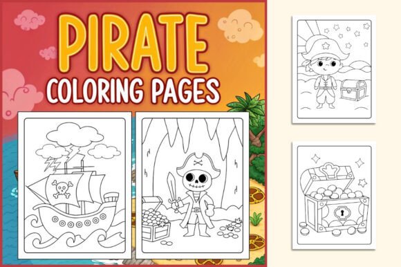 Pirate Coloring Pages for Kids