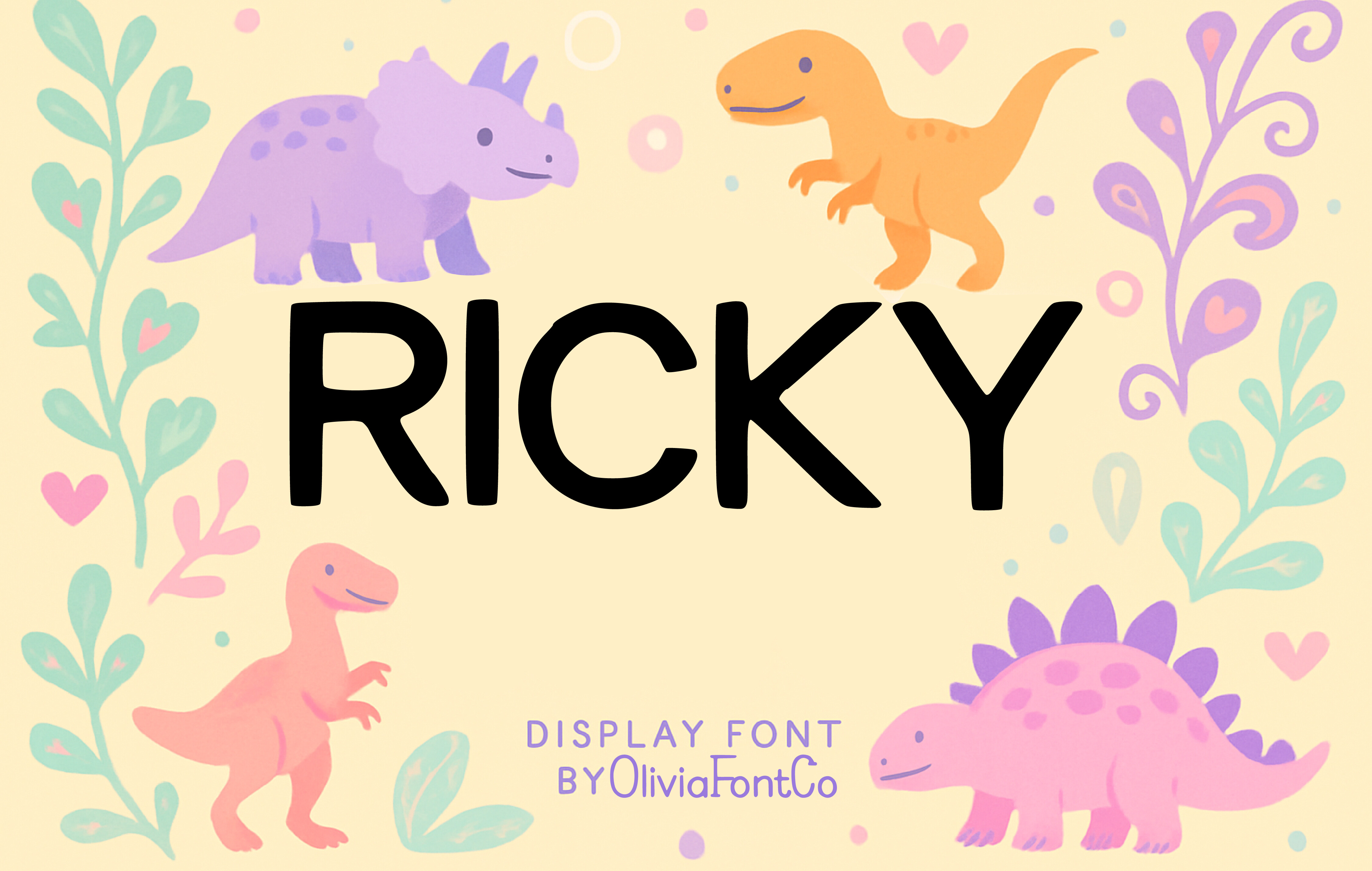 Ricky Font by OliviaFontCo · Creative Fabrica