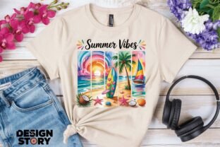 Summer Vibes Beach Collage PNG Graphic by Design Story · Creative Fabrica