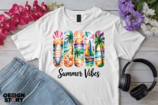 Summer Vibes Beach Collage PNG Graphic by Design Story · Creative Fabrica