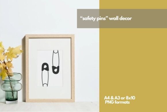 "safety Pins" Poster - PDF PNG