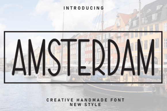 Amsterdam Display Font By Creativewhitee