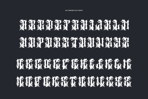 Black Gesorix Font - Preview 6