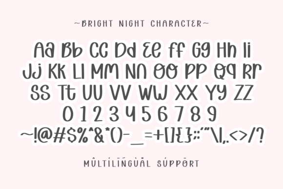 Bright Night Font - Preview 2