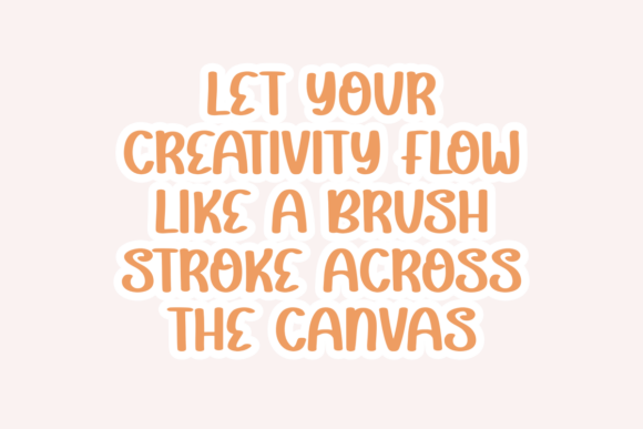 Brushstroke Font - Preview 1