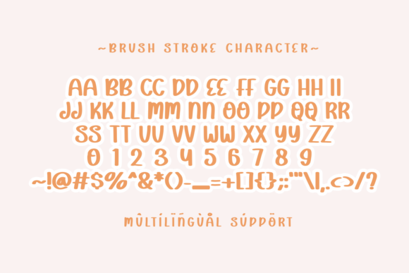 Brushstroke Font - Preview 2