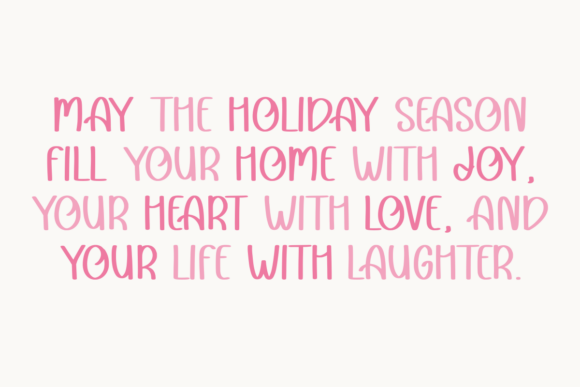 Canada Holiday Font - Preview 1