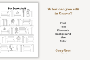 Canva Reading Journal Editable Template Graphic by CozyNest Studio ...