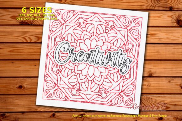 Creativity Word Lineart Design