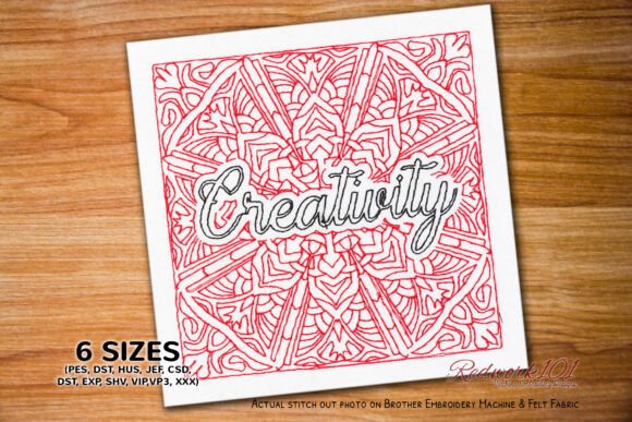 Creativity Word Lineart Design