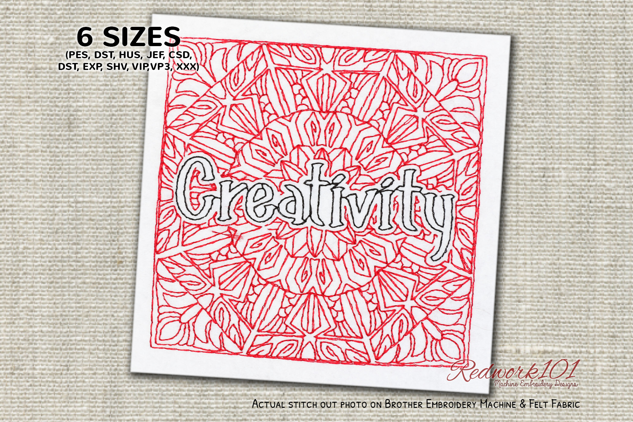 Creativity Word Lineart Design