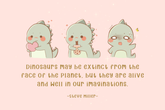 Dinosaurs Font - Preview 1