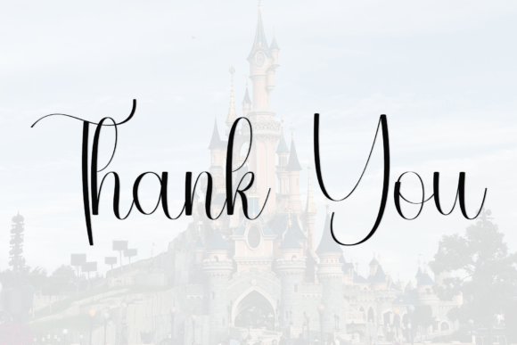 Disney Font - Preview 1