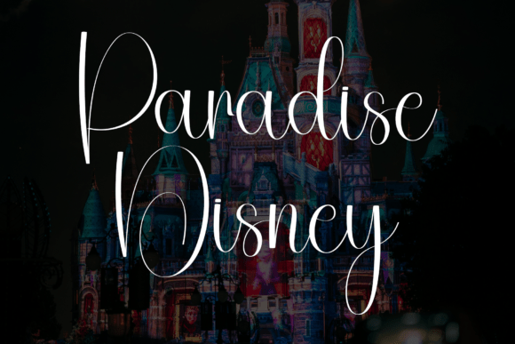 Disney Font - Preview 2